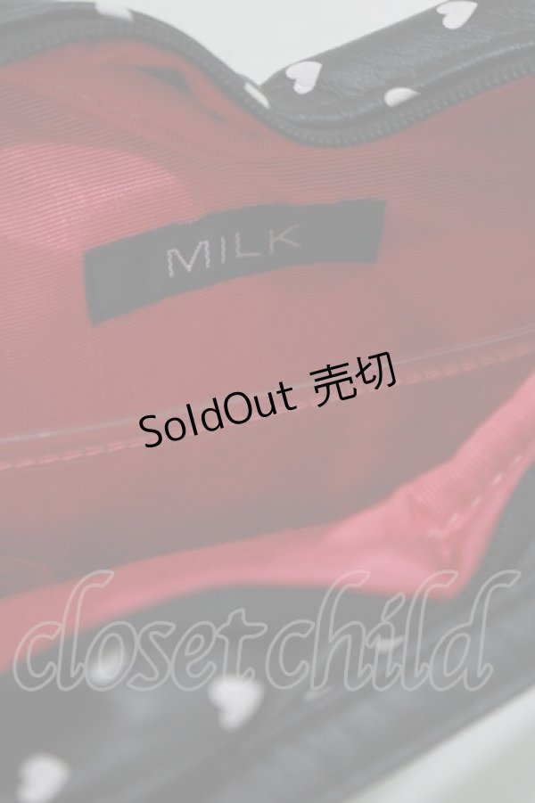 画像3: MILK / ハートショルダーBAG  黒 H-25-03-21-064-ML-BG-KB-ZH (3)