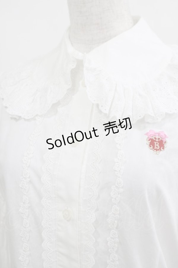 画像4: BABY,THE STARS SHINE BRIGHT / BABY刺繍入り丸衿ブラウス Free オフ H-25-03-22-037-BA-BL-NS-ZH (4)