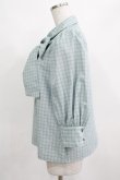 画像2: Maison de FLEUR Petite Robe canone / ジャドの雨宿りブラウス M Green H-25-03-22-039-EL-BL-NS-ZH (2)
