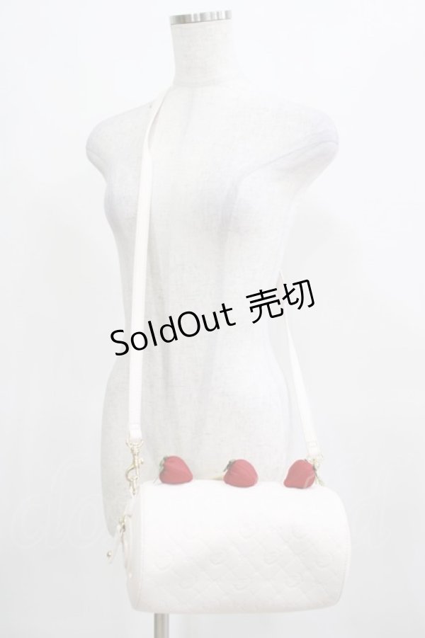 画像1: Maison de FLEUR / モノグラムロールケーキショルダーバッグ  ピンク H-25-03-22-051-LO-BG-NS-ZH (1)