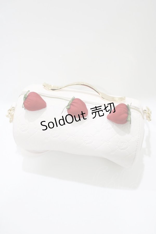 画像2: Maison de FLEUR / モノグラムロールケーキショルダーバッグ  ピンク H-25-03-22-051-LO-BG-NS-ZH (2)