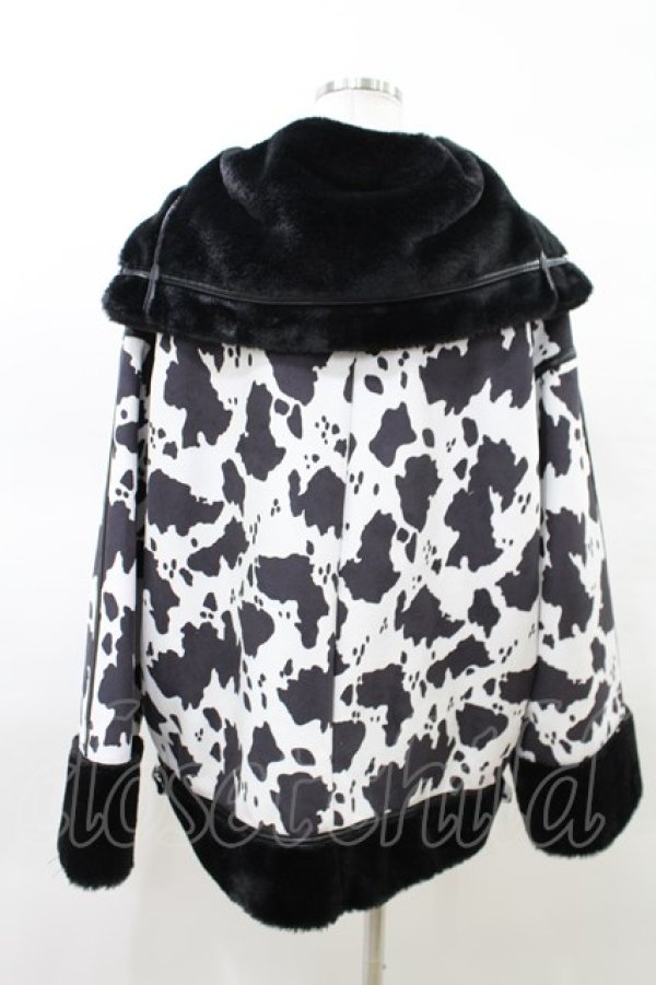 画像2: Candy Stripper / ECO MOUTON SAILORジャケット 2 白×黒 H-25-03-22-1032-PU-JA-KB-ZT-C014 (2)