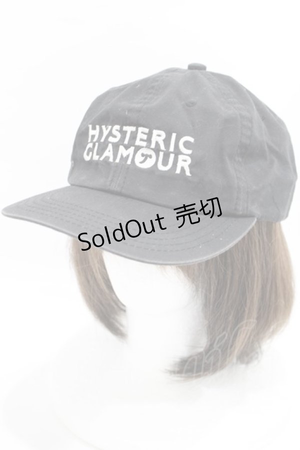 画像1: HYSTERIC GLAMOUR / HYS SYMBOL LOGO刺繍キャップ  黒 H-25-03-22-1037-PU-AC-KB-ZH (1)