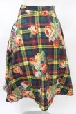 画像2: Jane Marple Dans Le Salon / ローズタータンロングスカート M グリーン H-25-03-22-1014-JM-SK-KB-ZT057 (2)