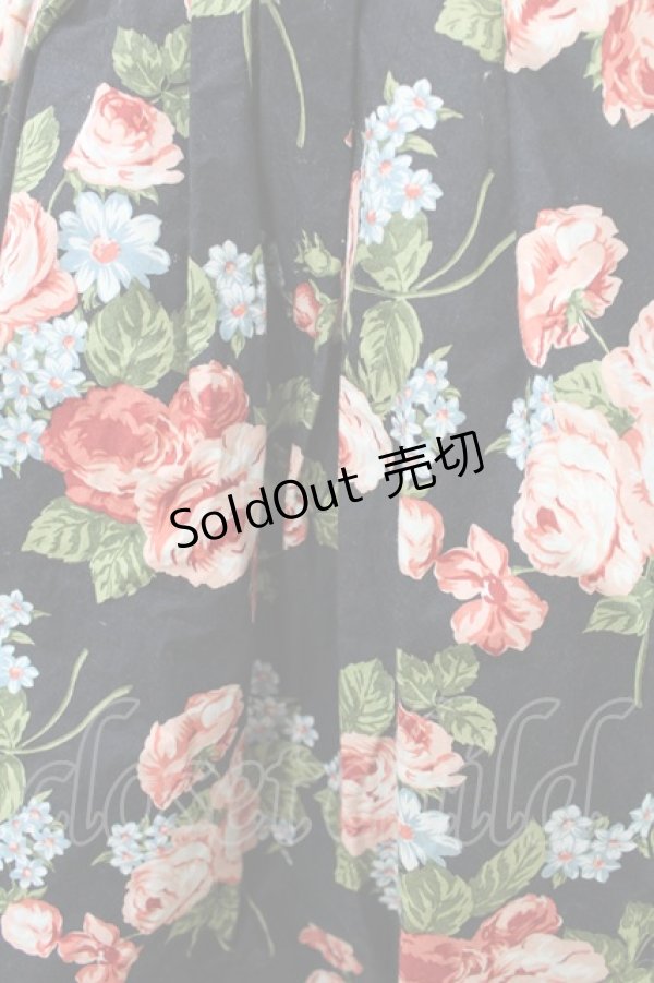 画像3: Jane Marple / ローズブーケスカート M ブラック H-25-03-22-1015-JM-SK-KB-ZH (3)