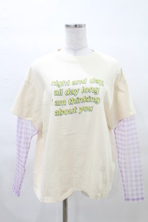 画像: Candy Stripper / NIGHT AND DAY LAYERED   アイボリー H-25-03-22-1019-PU-TO-KB-ZH