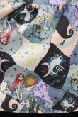 画像4: axes femme POETIQUE / ナイトメアー・ビフォア・クリスマス/ツギハギ風ワンピース M ブラック H-25-03-22-005-AX-OP-NS-ZH (4)