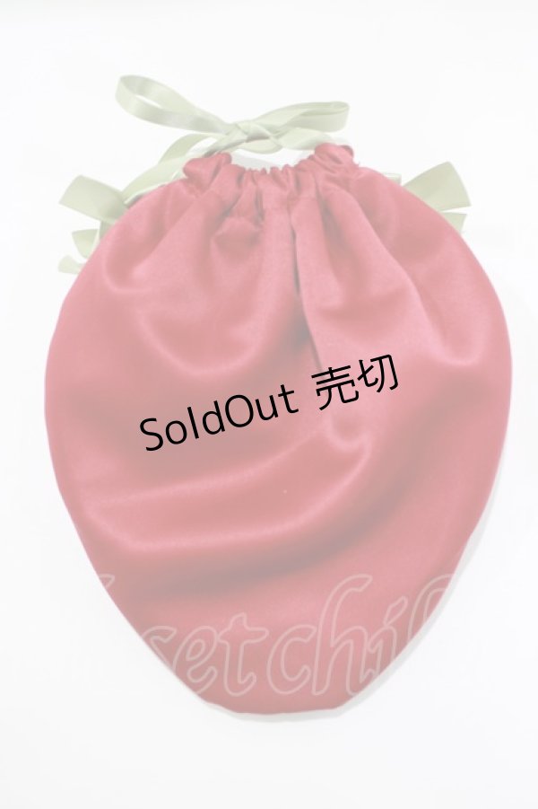 画像2: Maison de FLEUR / いちご巾着  レッド H-25-03-22-057-LO-ZA-NS-ZH (2)