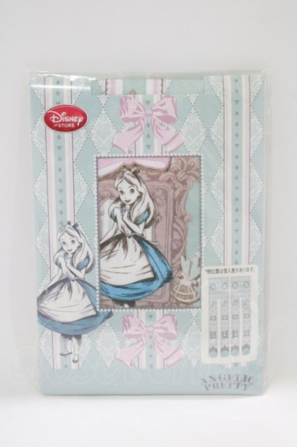 画像1: Angelic Pretty / Upside Down Story アリス タイツ  サックス H-25-03-22-063-AP-ZA-NS-ZH (1)