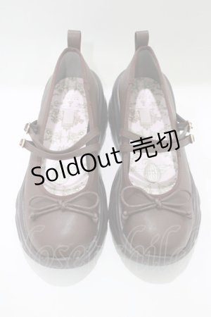 画像: m petit by misako / NINA’Sコラボシューズ L ブラウン H-25-03-22-079-LO-SH-NS-ZH