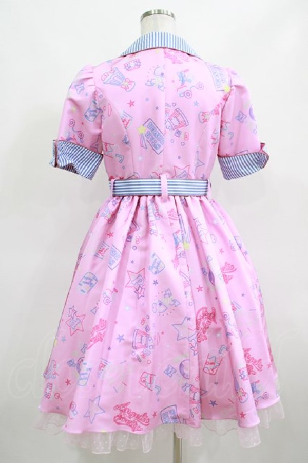 画像3: Angelic Pretty / Neon Star Dinerワンピース Free ピンク H-25-03-22-007-AP-OP-NS-ZH (3)