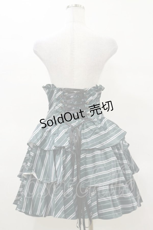 画像2: ATELIER PIERROT / ハリー・ポッター フリルコルセットスカート  スリザリン（グリーン） H-25-03-22-2004-EL-SK-KB-ZH (2)