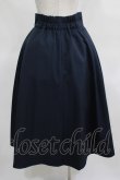 画像3: Maison de FLEUR Petite Robe canone / 屈しないハイウエストスカート M Navy H-25-03-22-011-EL-SK-NS-ZH (3)