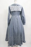 画像3: Maison de FLEUR Petite Robe canone / 星に届きそうなワンピース M Light Blue H-25-03-22-014-EL-OP-NS-ZH (3)