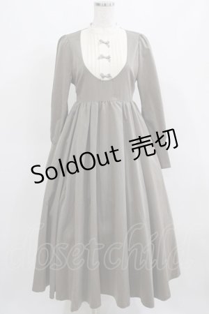 画像: Maison de FLEUR Petite Robe canone / カノンレトロワンピース M Brown H-25-03-22-015-EL-OP-NS-ZH