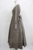 画像2: Maison de FLEUR Petite Robe canone / カノンレトロワンピース M Brown H-25-03-22-015-EL-OP-NS-ZH (2)