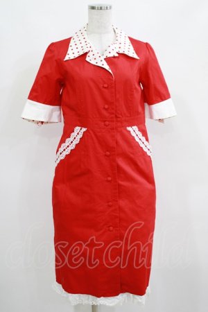 画像: Angelic Pretty / MilkshakeワンピースSet Free レッド H-25-03-22-019-AP-OP-NS-ZH