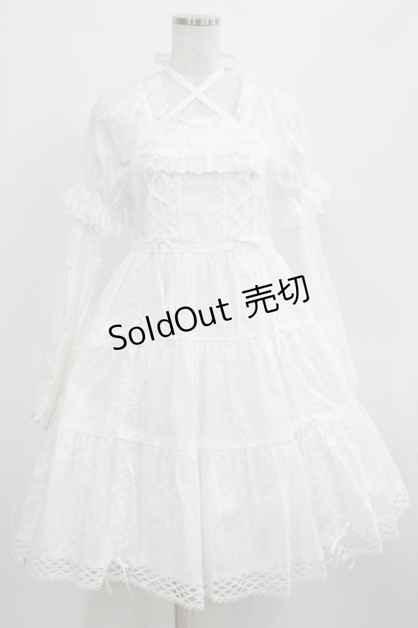 画像1: BABY,THE STARS SHINE BRIGHT / はわせドールワンピース&ヘッドドレスセット Free オフ H-25-03-22-024-BA-OP-NS-ZH (1)