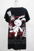 画像3: SEX POT ReVeNGe / プリントロングカットソー  黒 H-25-03-23-032-SP-TO-KB-ZH (3)