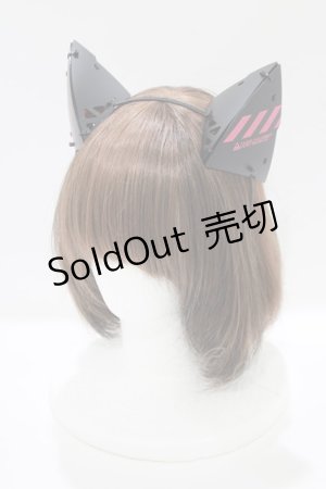 画像: 中央町戦術工芸 / ネコミミユニット  黒×ピンク H-25-03-23-044-PU-AC-KB-ZH