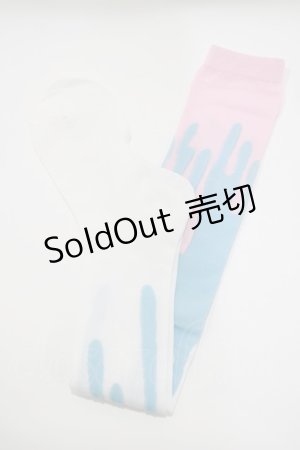 画像: ACDC RAG / タレニーハイ  ピンク×サックス×ホワイト H-25-03-23-060-PU-ZA-KB-ZH
