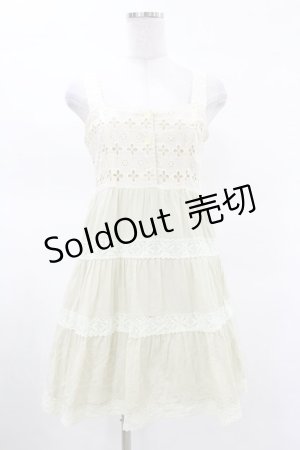 画像: MILK / Cotton lacyワンピース  ミント H-25-03-23-1037-ML-OP-KB-ZH