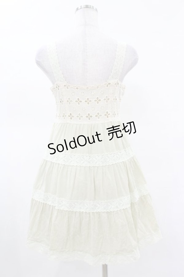 画像2: MILK / Cotton lacyワンピース  ミント H-25-03-23-1037-ML-OP-KB-ZH (2)