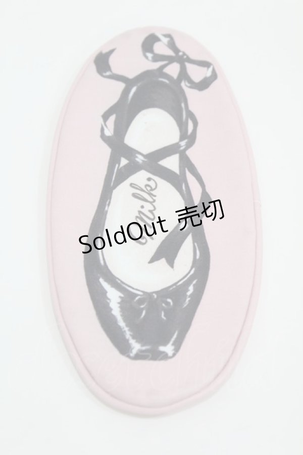 画像1: MILK / トゥシューズポーチ  ピンク H-25-03-23-1005-ML-ZA-KB-ZH (1)