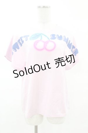 画像: MILK / SWEET SUMMER Tee  ピンク H-25-03-23-1049-ML-TO-KB-ZH