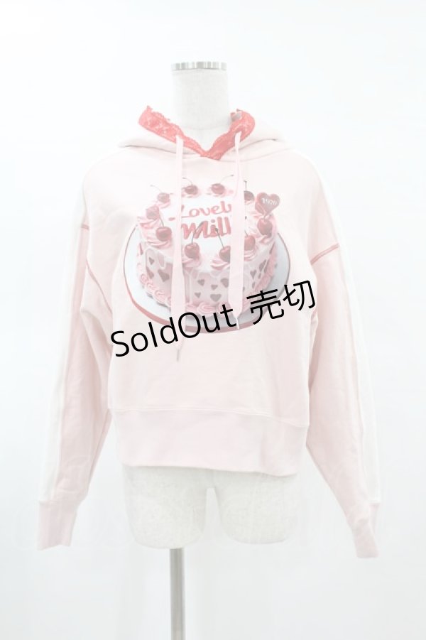 画像1: MILK / Lovely MILK   ピンク×オフ H-25-03-23-1050-ML-TO-KB-ZH (1)