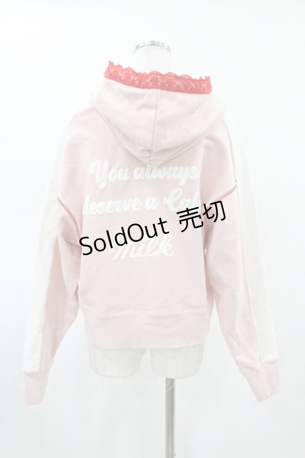 画像2: MILK / Lovely MILK   ピンク×オフ H-25-03-23-1050-ML-TO-KB-ZH (2)