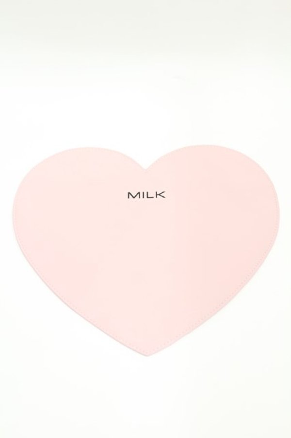 画像1: MILK / ハートポーチ  ピンク H-25-03-23-1006-ML-ZA-KB-ZH (1)