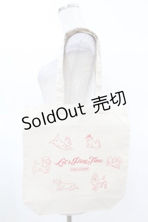 画像: Candy Stripper / PLAY TIME TOTE BAG   H-25-03-23-1015-PU-BG-KB-ZH