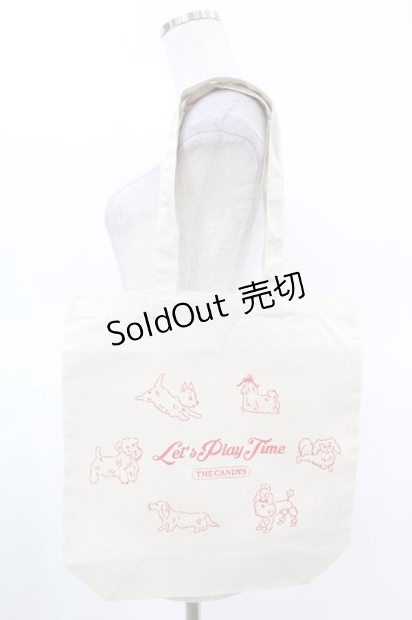 画像1: Candy Stripper / PLAY TIME TOTE BAG   H-25-03-23-1015-PU-BG-KB-ZH (1)