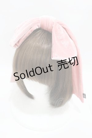 画像: Katie / DOLL RIBBON head dress  ピンクベロア H-25-03-23-1002-LO-AC-KB-ZH