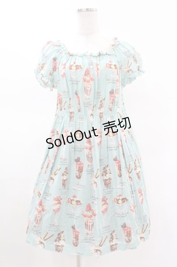 画像1: Jane Marple / Sweet Parfaitのドレス  ミント H-25-03-23-1025-JM-OP-KB-ZH (1)