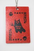 画像2: PEACE NOW / カードケース  赤 H-25-03-23-073-PU-ZA-KB-ZH (2)
