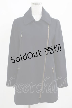 画像: Jane Marple Dans Le Salon / ZIPウールコート  ネイビー H-25-03-23-074-JM-CO-KB-ZT-C044