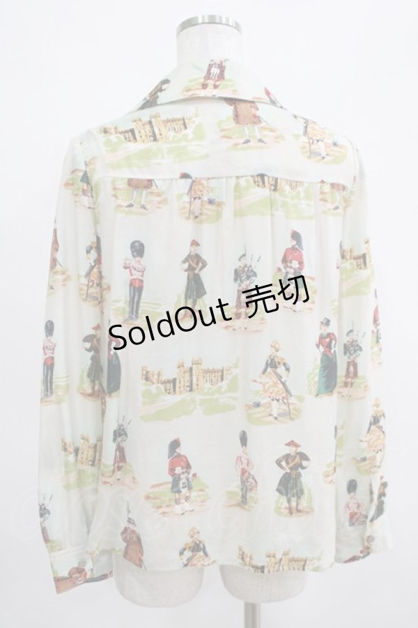 画像3: Jane Marple / Old Englandのブラウス  ブルーグレー H-25-03-23-027-JM-BL-KB-ZH (3)