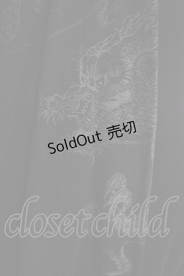 画像5: Ozz Croce / プリントスリーブZIPロングパーカー  黒 H-25-03-24-035-OO-TO-KB-ZH (5)