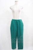 画像4: Jane Marple Dans Le Salon / Glossy twill tapered pants  グリーン H-25-03-24-038-JM-PA-KB-ZH (4)