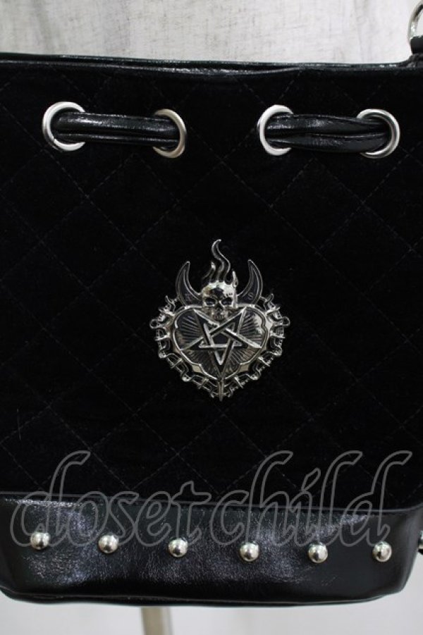 画像2: KILL STAR / Unsacred Heart handbag  ブラック H-25-03-24-044-SL-BG-KB-ZH (2)