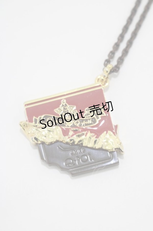 画像1: Q-pot. / Carre de Chocolat Necklace  ビター H-25-03-24-050-QP-AC-KB-ZH (1)