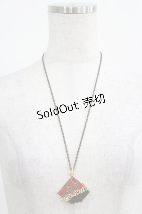 画像2: Q-pot. / Carre de Chocolat Necklace  ビター H-25-03-24-050-QP-AC-KB-ZH (2)