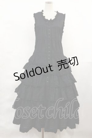 画像: PINK HOUSE / ローンフリルノースリーブワンピース free ブラック H-25-03-24-1004-LO-OP-NS-ZH