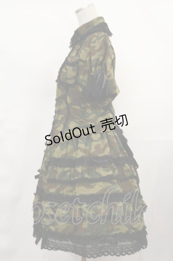 画像2: Angelic Pretty / AYAアーミーセット（2005年） Free カーキ H-25-03-24-1011-AP-OP-NS-ZH (2)