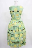 画像3: Jane Marple / Jolies broderies square dress  citron green H-25-03-24-001-JM-OP-KB-ZH (3)