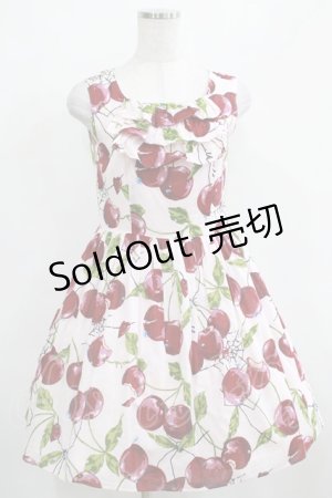 画像: MILK / タランチェリードレス  ベビーピンク×ダークチェリー H-25-03-24-014-ML-OP-KB-ZH