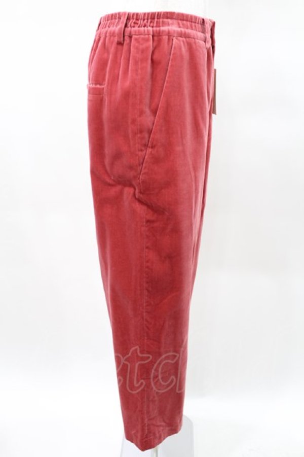 画像2: Jane Marple / Cotton rayon velvet pants  ローズピンク H-25-03-25-037-JM-PA-KB-ZT391 (2)