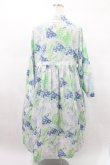 画像2: merry jenny / fog flowerシャツワンピース  ブルー H-25-03-25-005-LO-OP-KB-ZH (2)